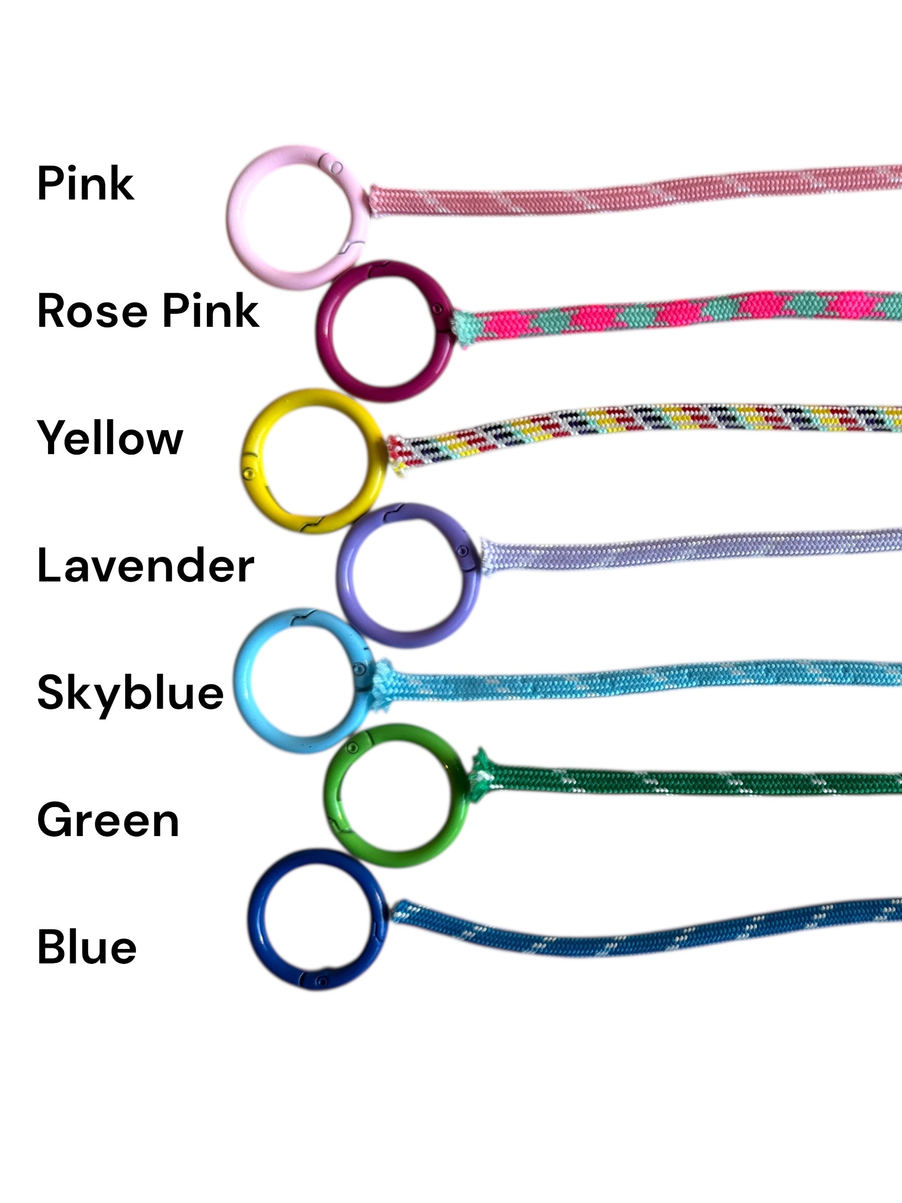Rainbow Name Keyring