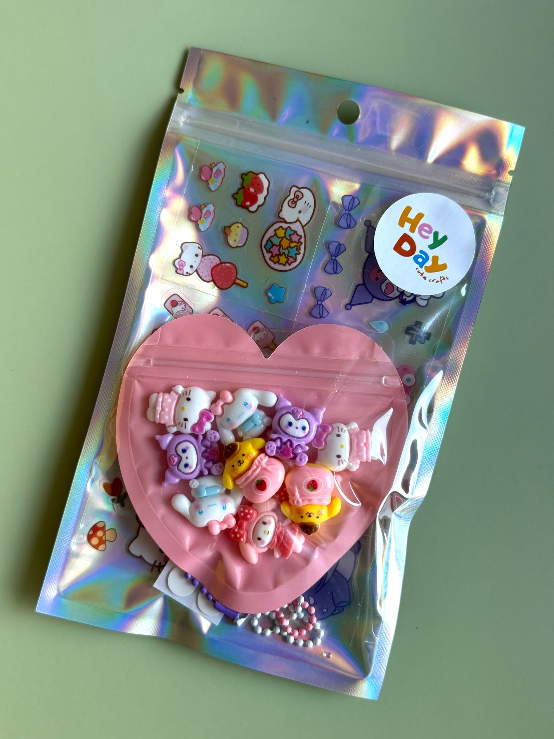 DIY Keyring Charm Set