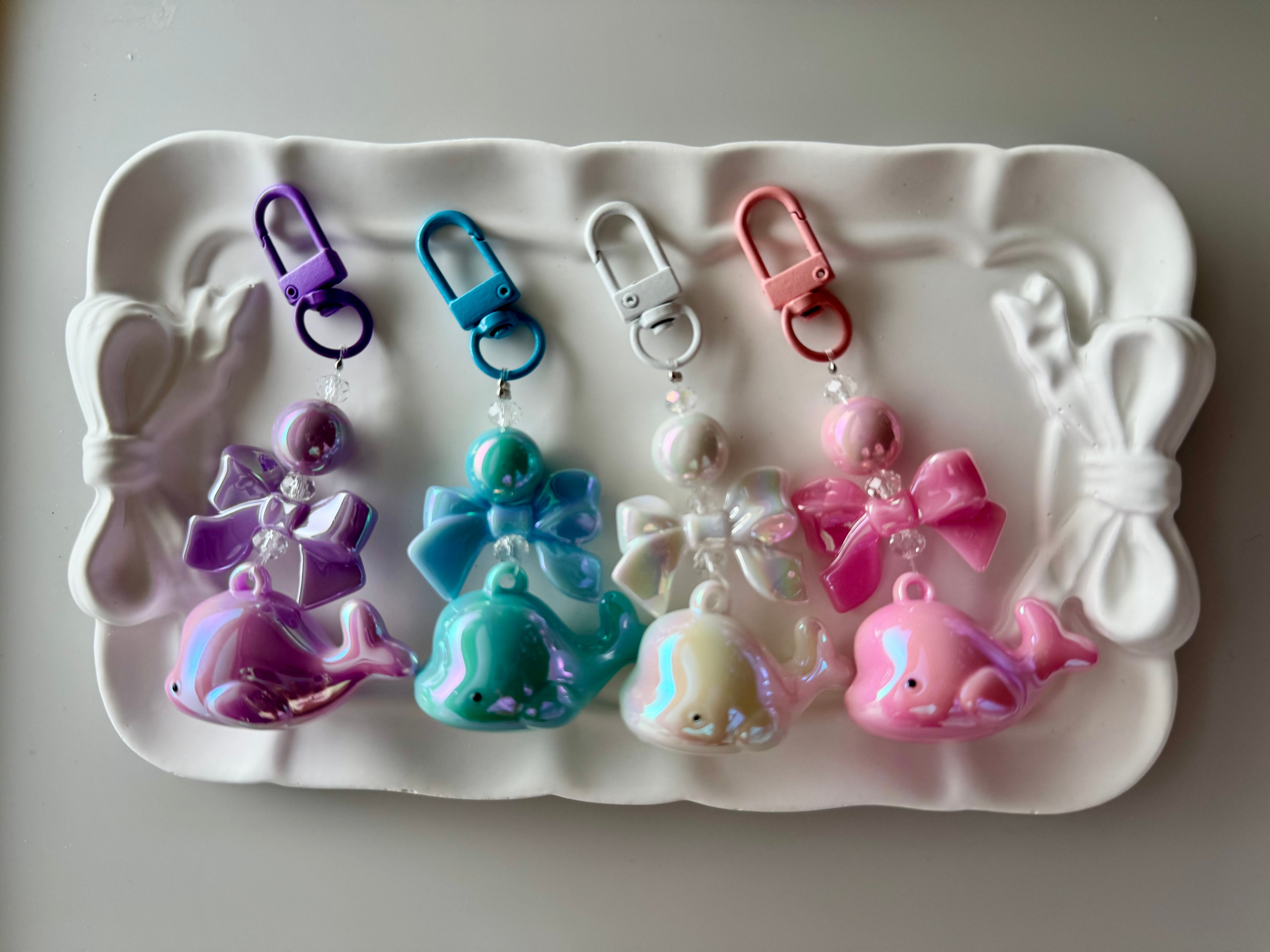Bow Dolphin Charm