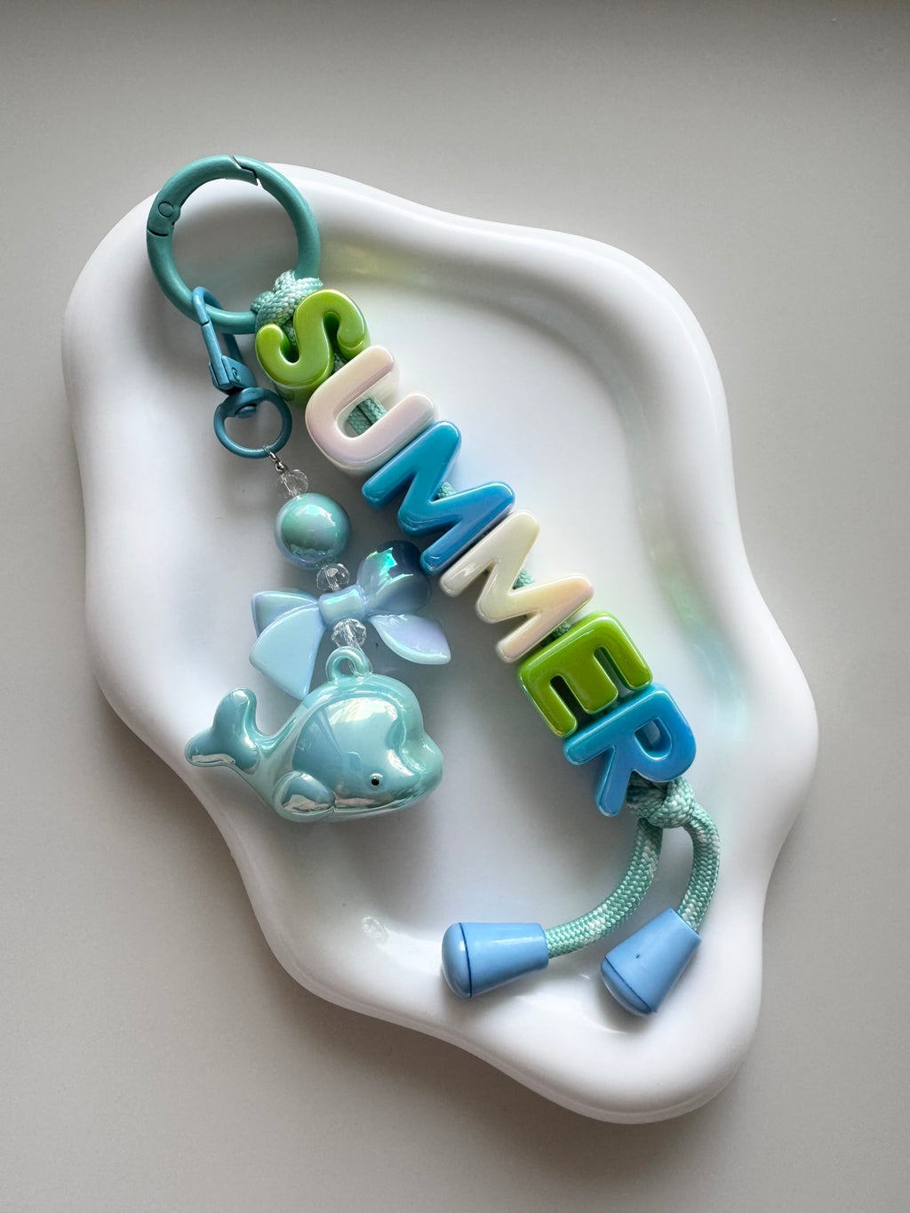 Bow Dolphin Charm