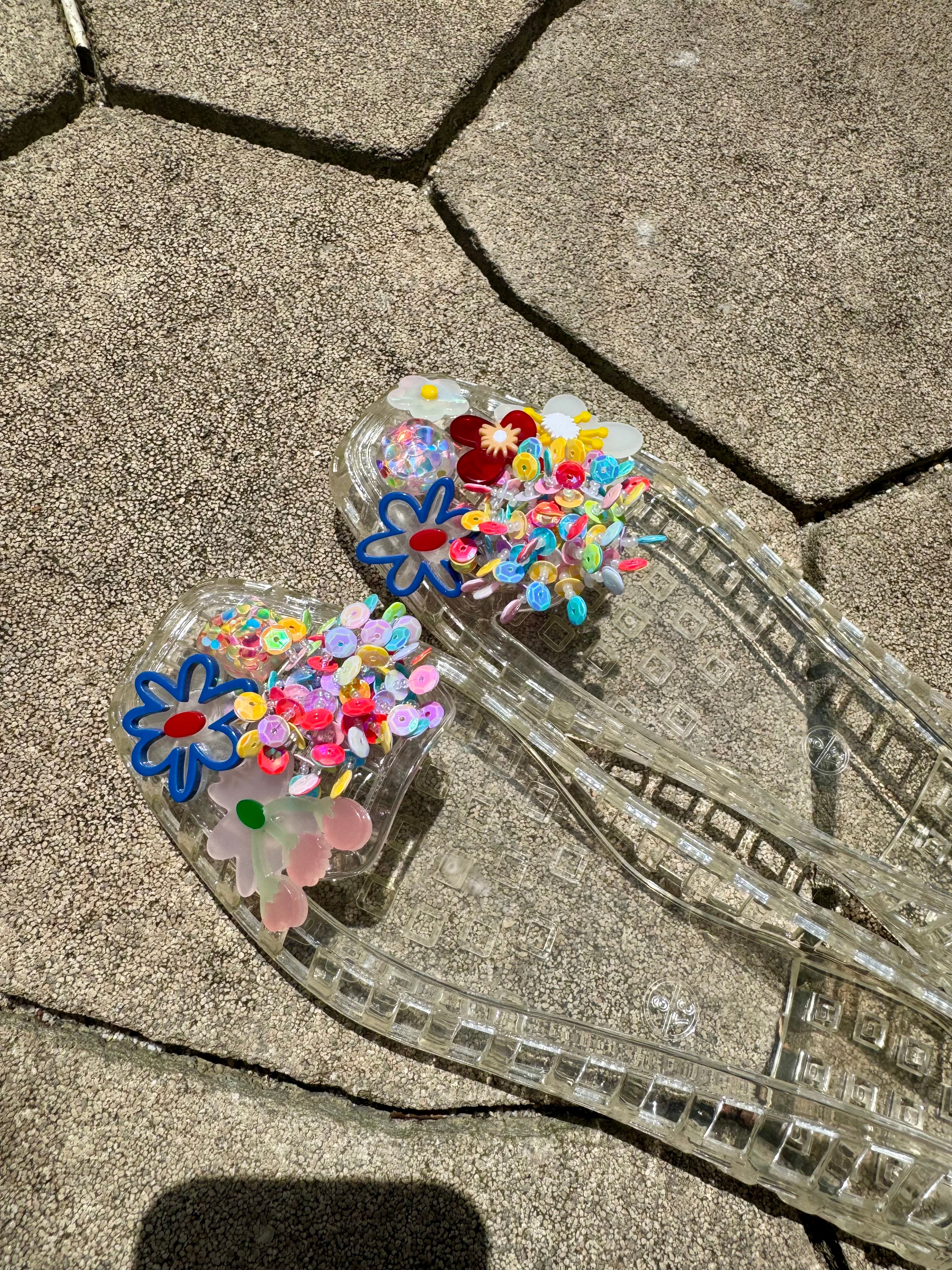 Colorful Garden Shoe Charms