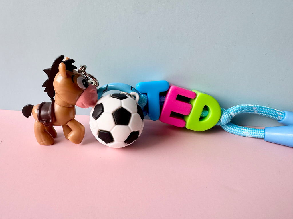 Rainbow Name Keyring