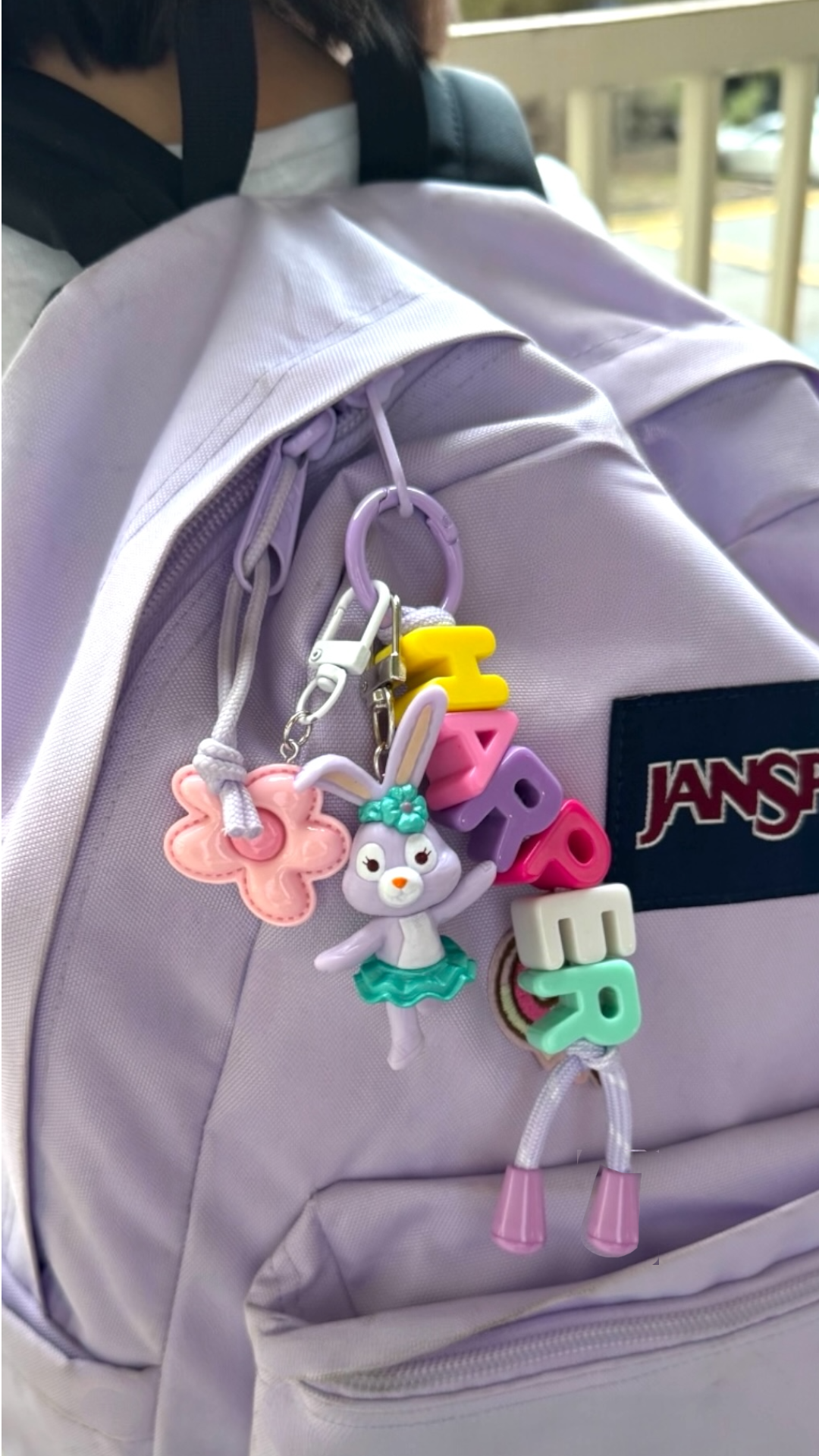 Rainbow Name Keyring