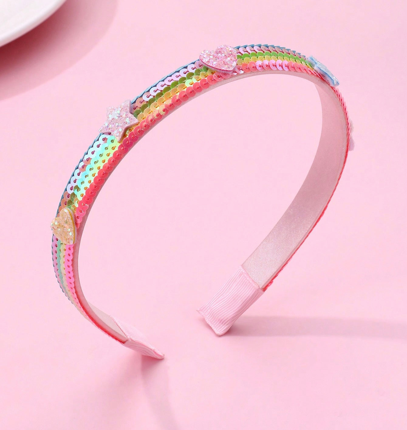 Rainbow Sequin headband